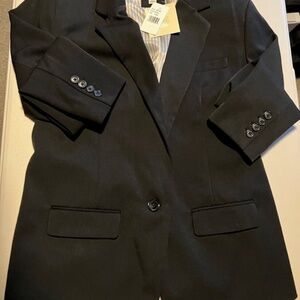 A New Day Target Jacket Blazer Size 14 Black Lined Long Sleeves Women'sBRAND NEW
